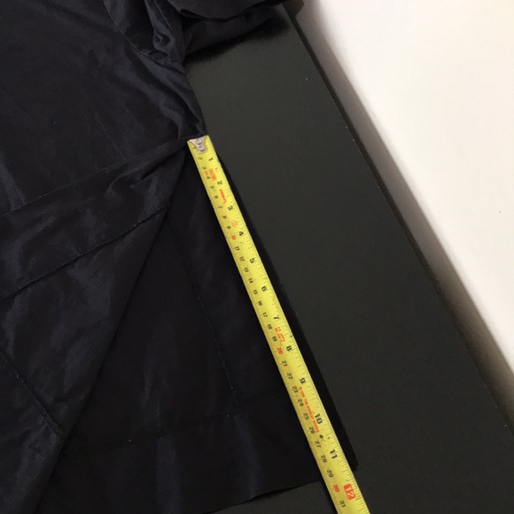 OAK + FORT Black Boxy Fit Shirt With High Side Slits - Picture 13 of 13